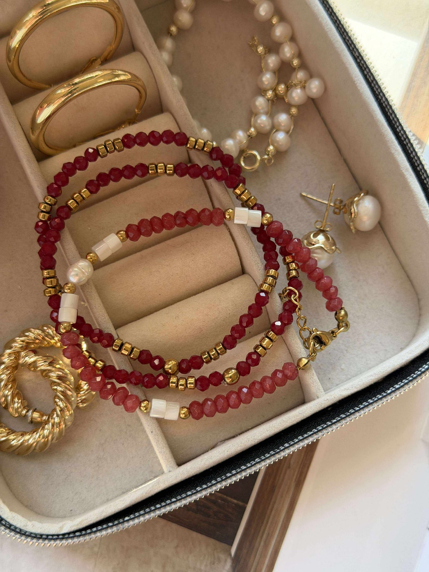 Armbånd Sarabella Berry – Sett med 3 stk