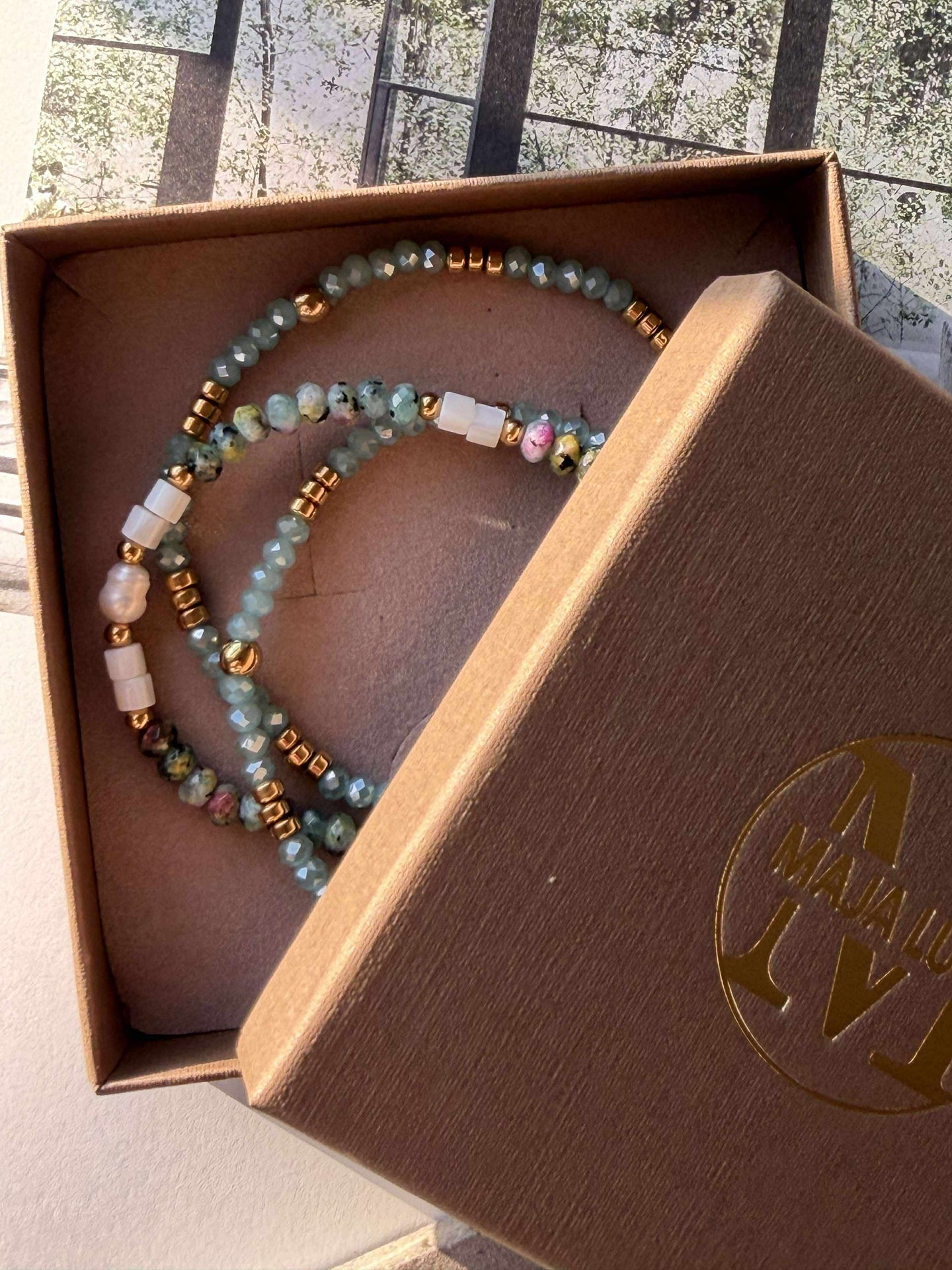 Armbånd Sarabella Aqua – Sett med 3 stk