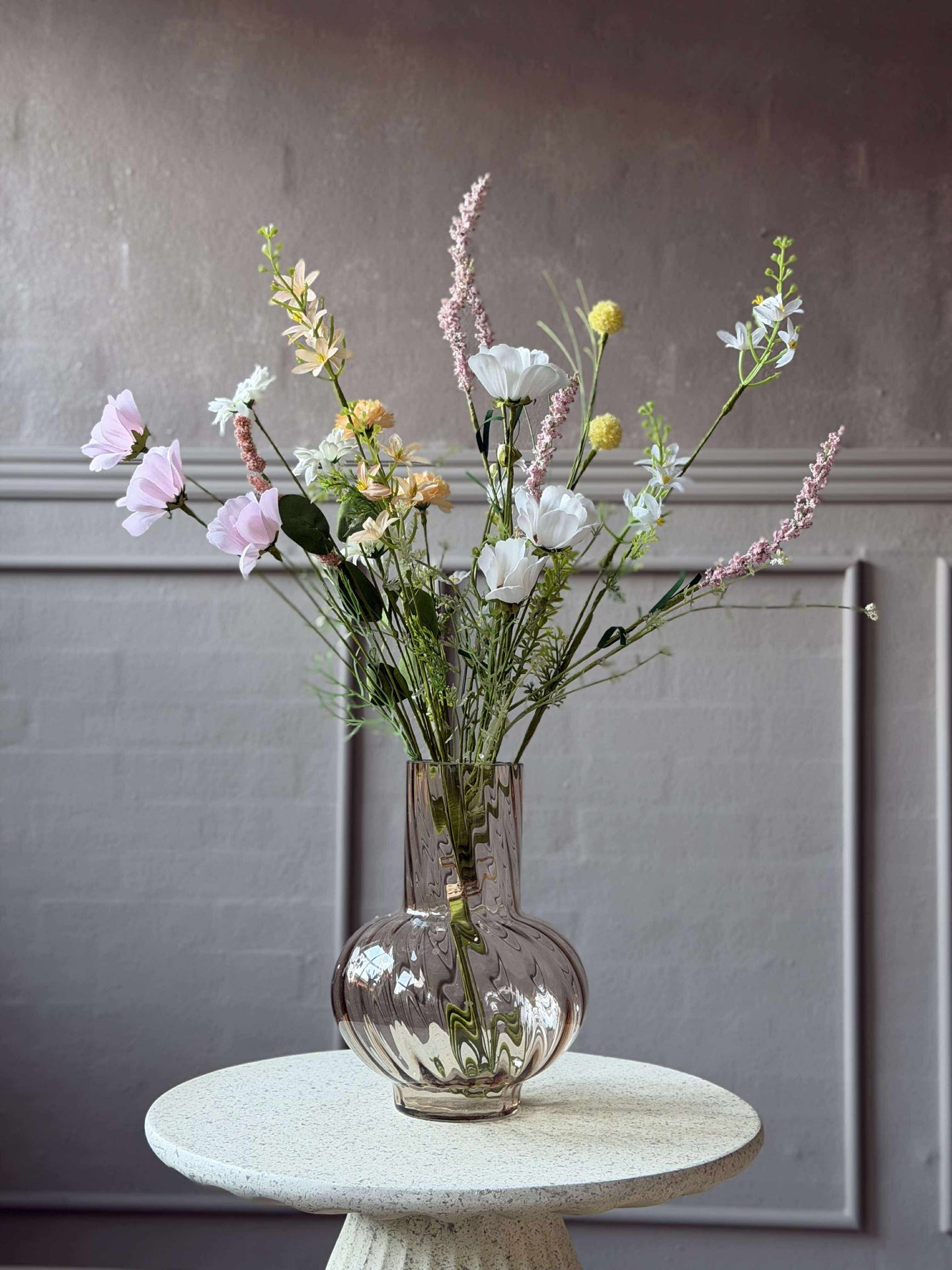 Bukett Hvit / Rosa - WILD FLORA