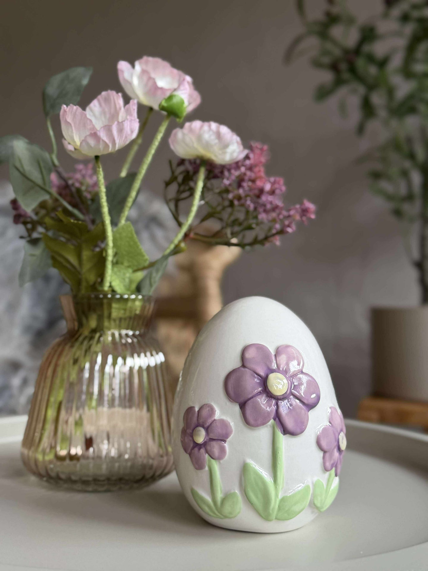 Påskeegg - purple flower