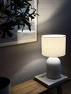 Bordlampe STONEWARE - Lys natur