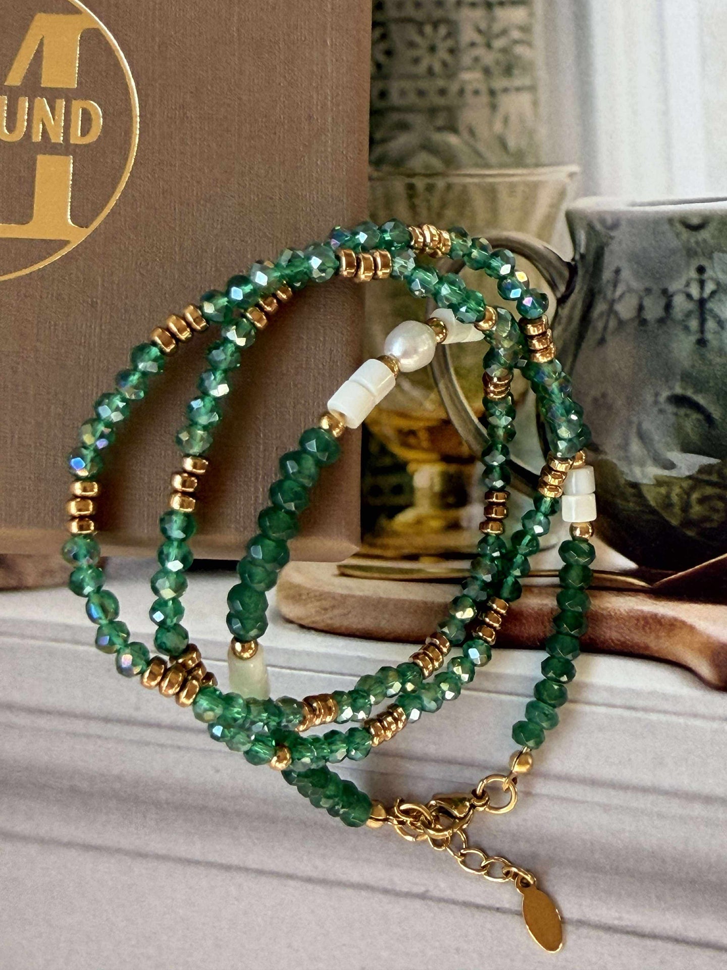 Armbånd Sarabella Emerald – Sett med 3 stk