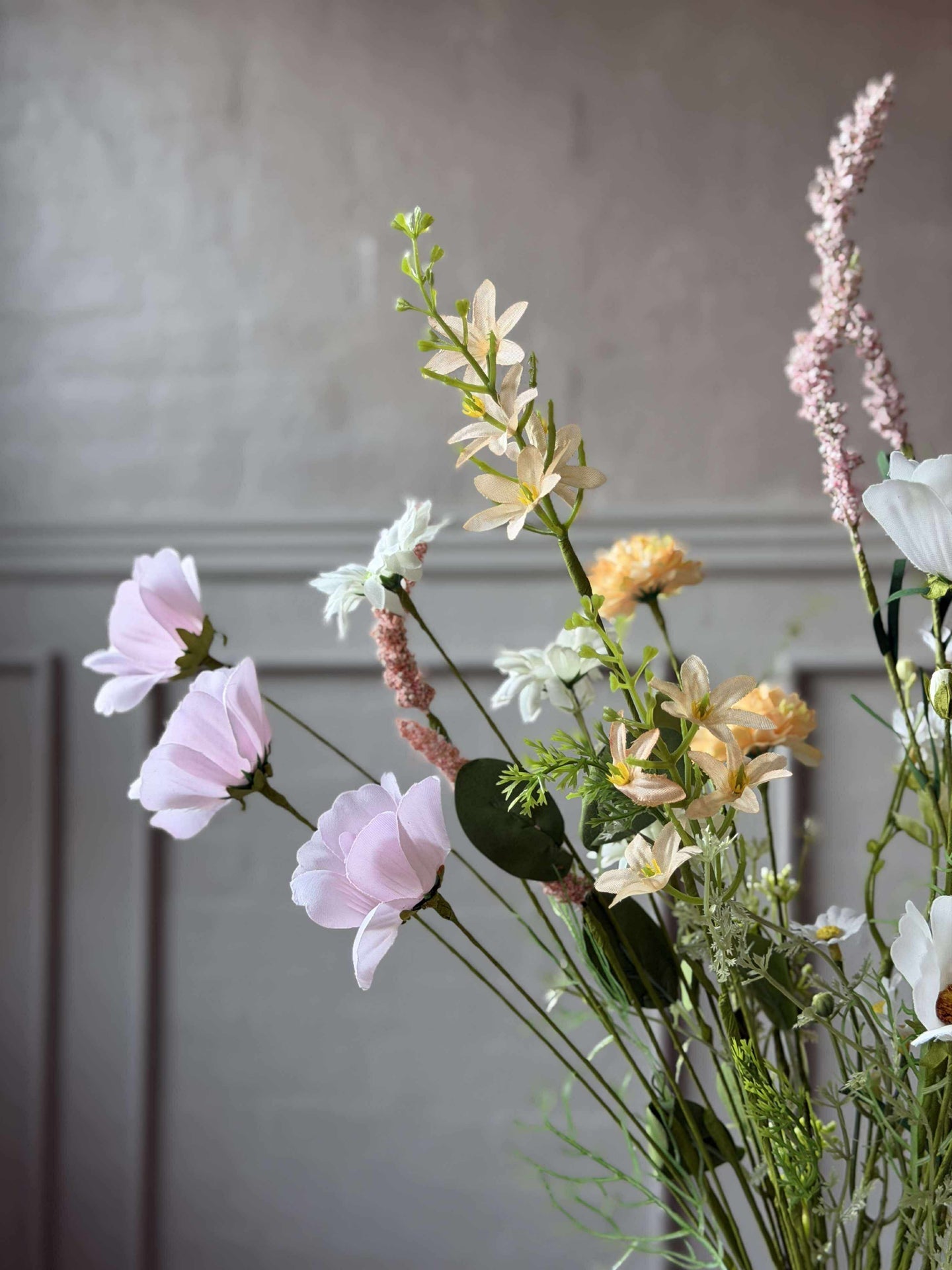Bukett Hvit / Rosa - WILD FLORA
