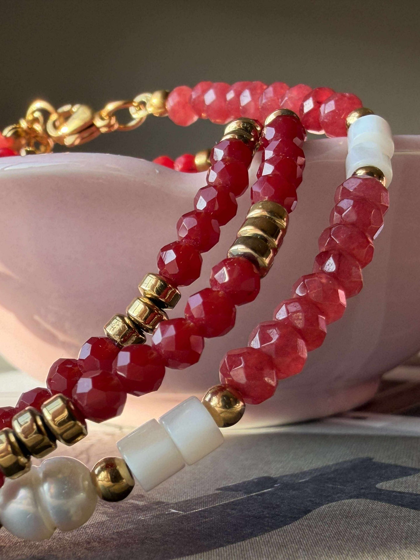Armbånd Sarabella Berry – Sett med 3 stk