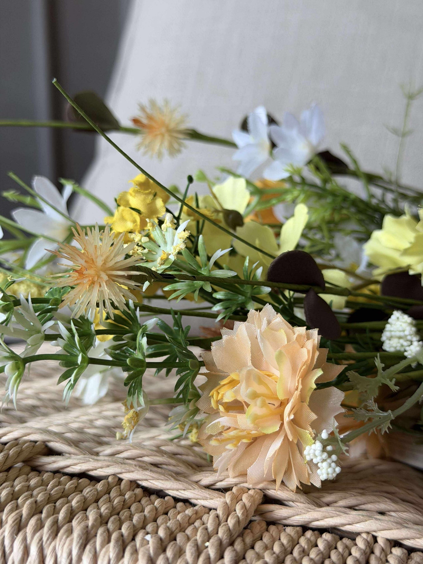 Bukett Hvit / Gul - WILD FLORA