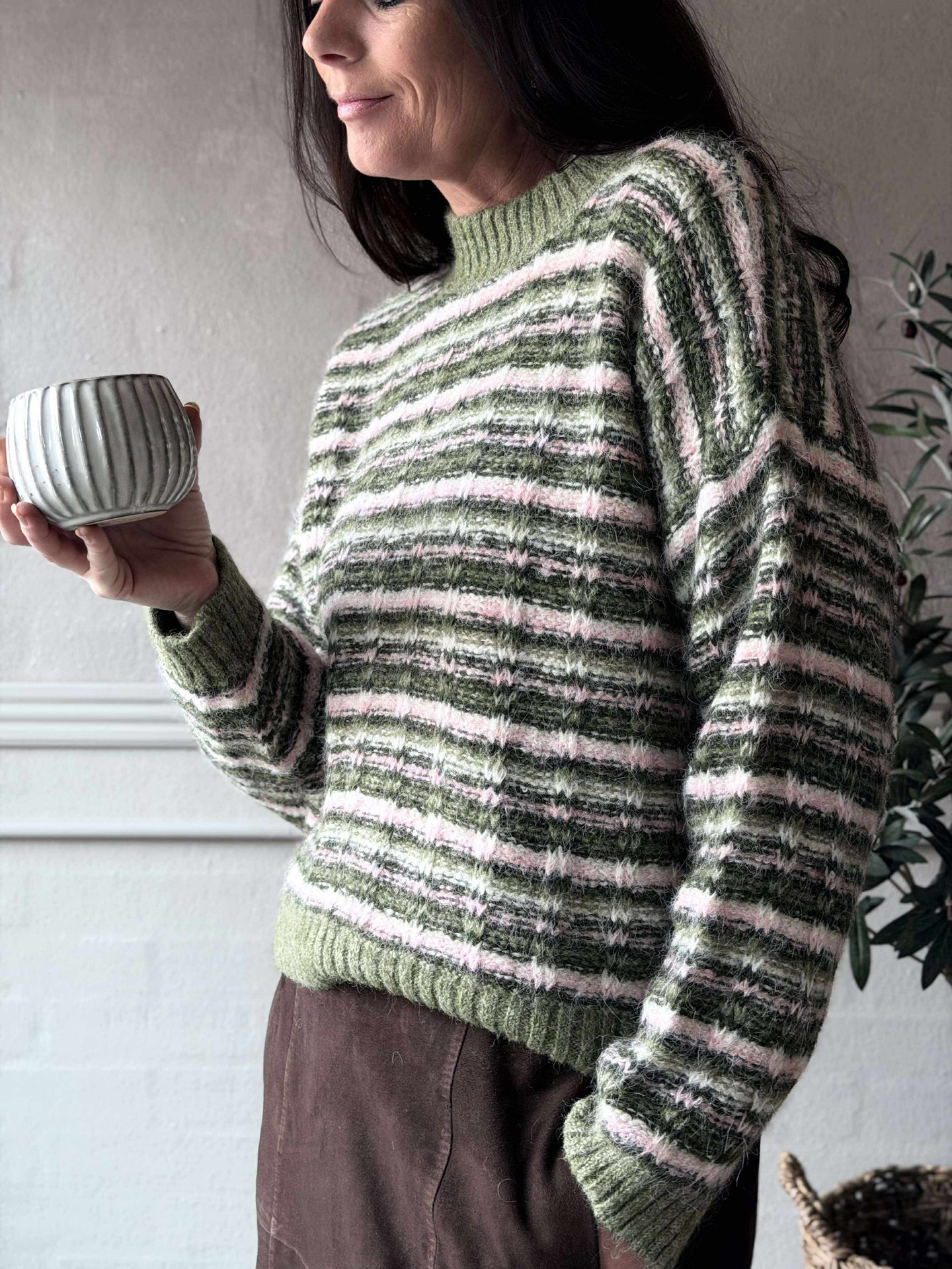 Strikk Elvira grønn