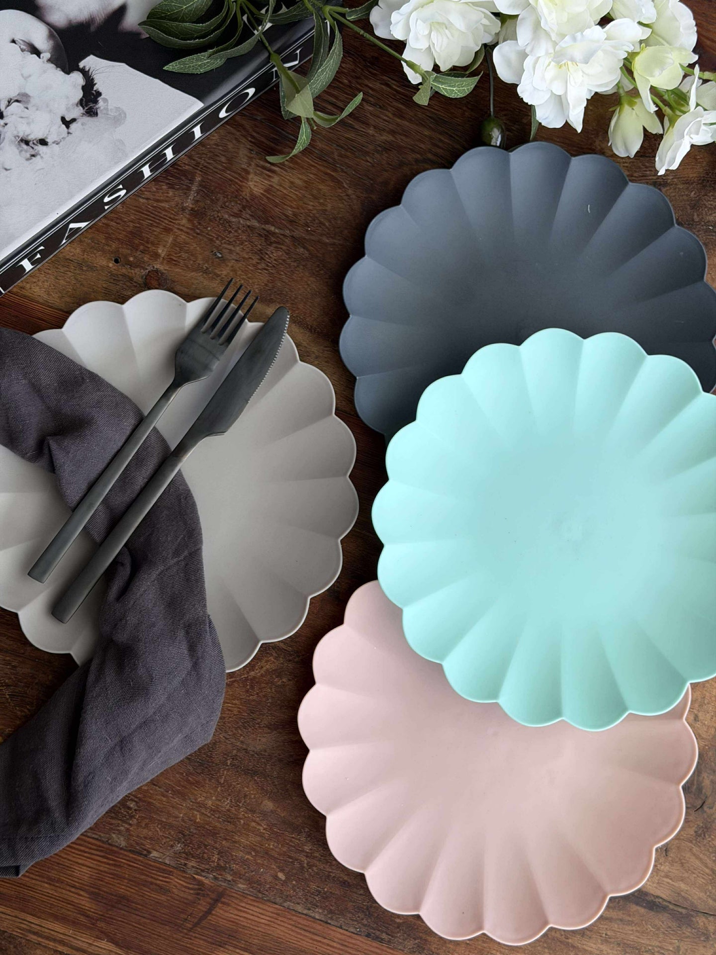 Tallerken Color - 4stk