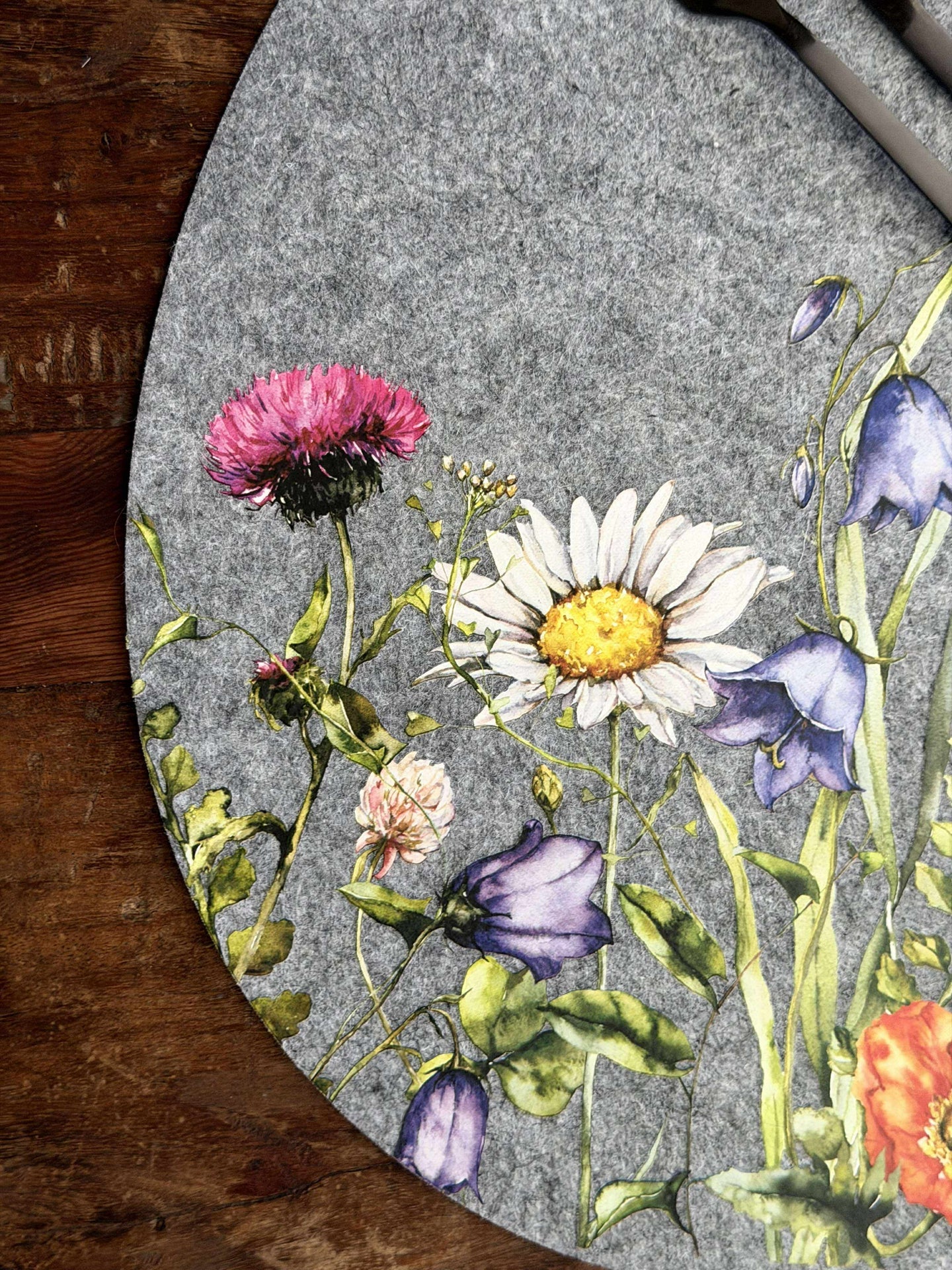 Dekkebrikke påske - Grå oval