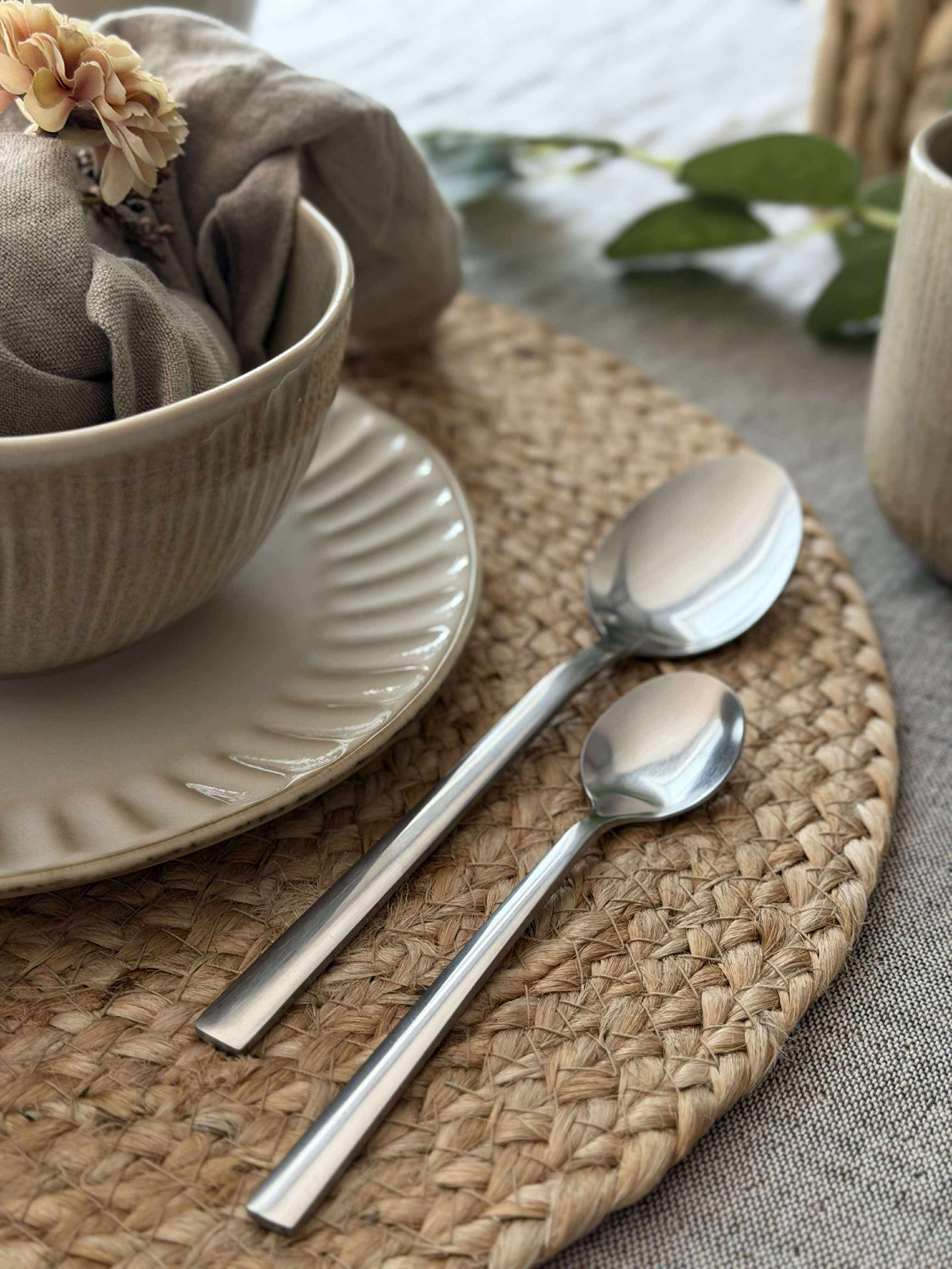 Bordbrikke i jute - Natur