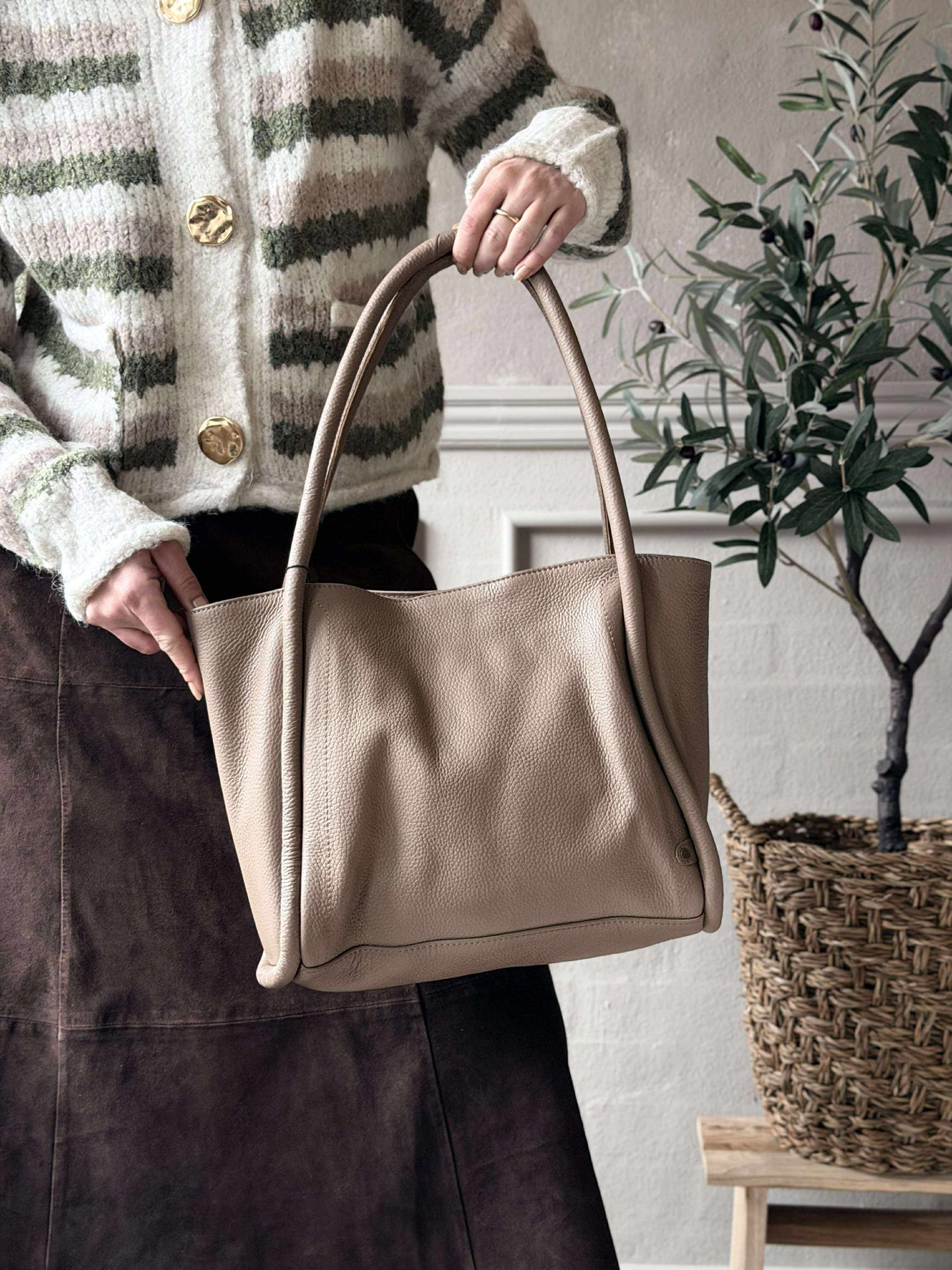 Skulderveske Taupe