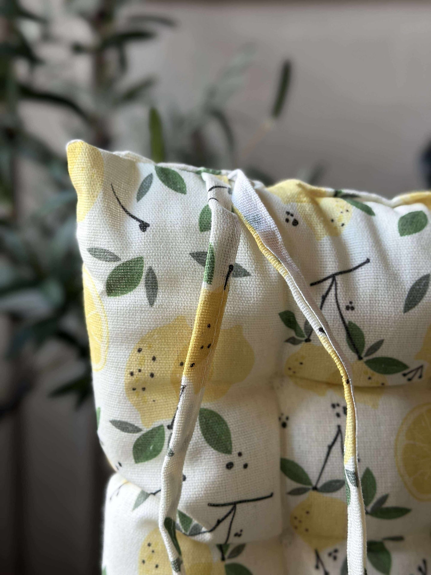 Pute med fyll - Sitroner