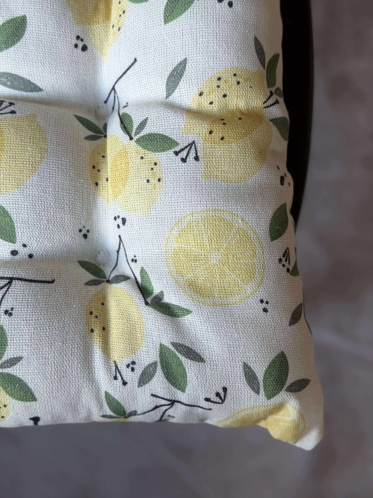 Pute med fyll - Sitroner