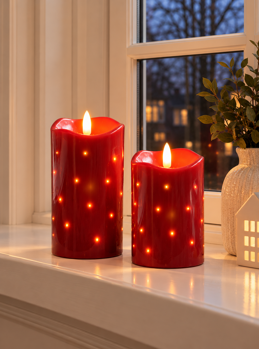 LED Blokklys JUL TWINKLE - 12,5 cm
