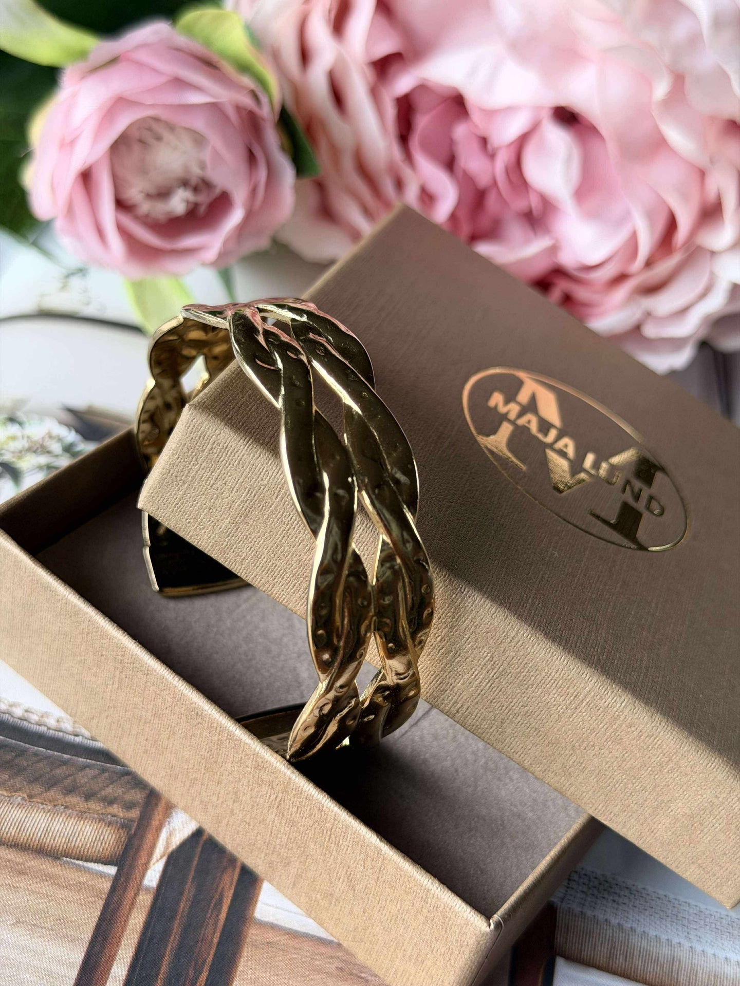 Armbånd Bangle - Malibu forgylt