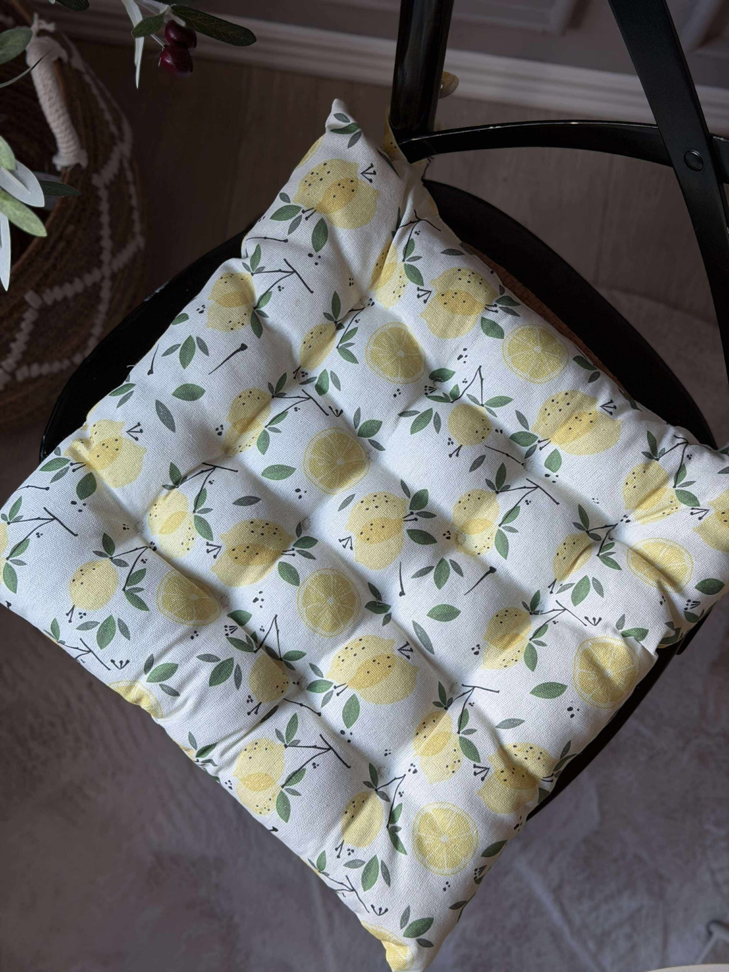 Pute med fyll - Sitroner