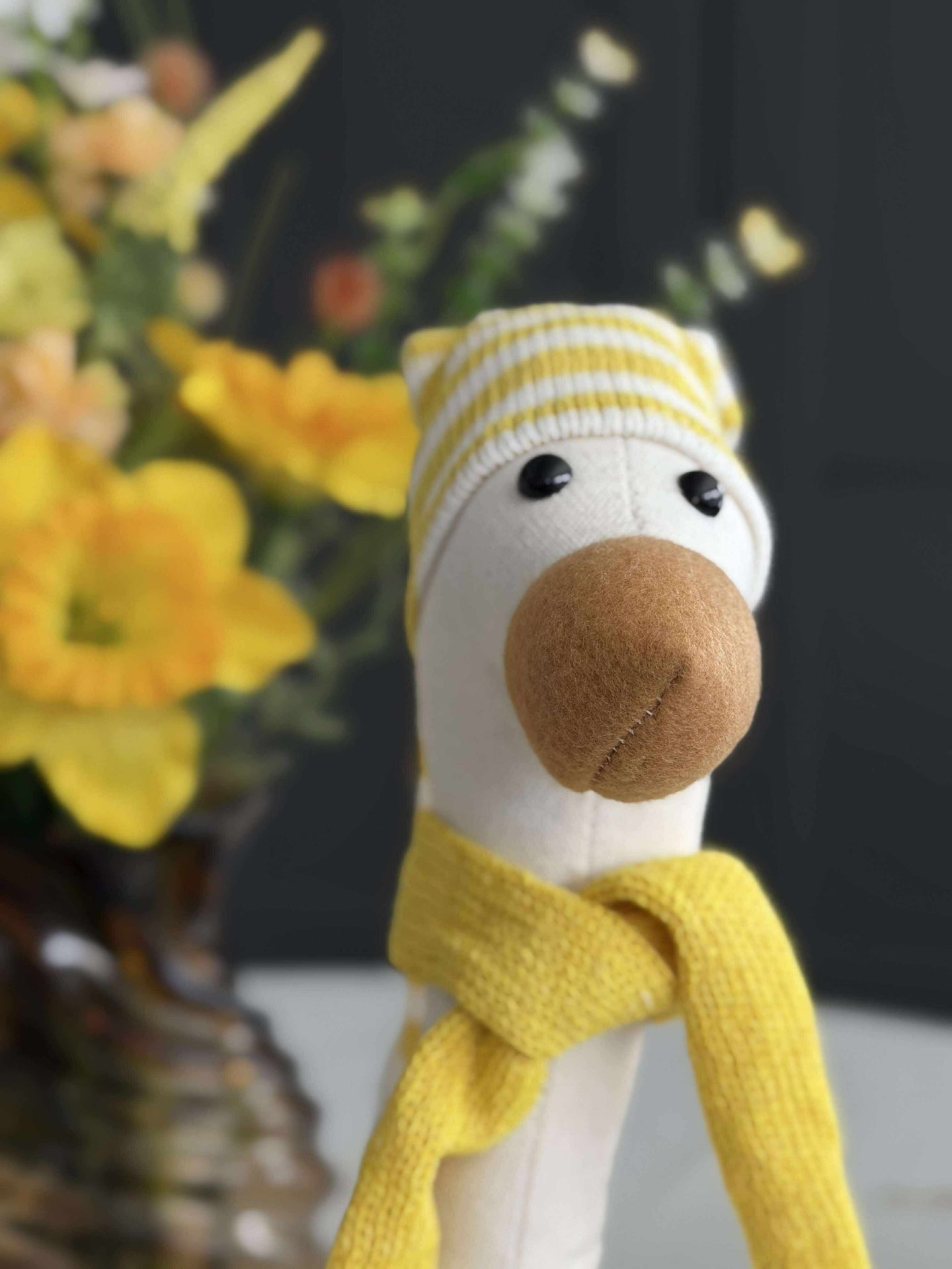 Påskeand med lue - flere størrelser