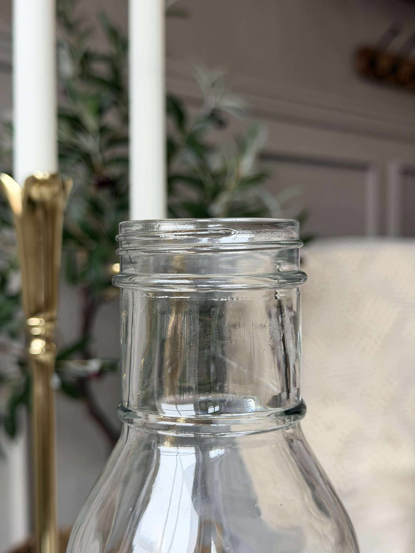 Glassflaske med måleenheter - 1000 ml