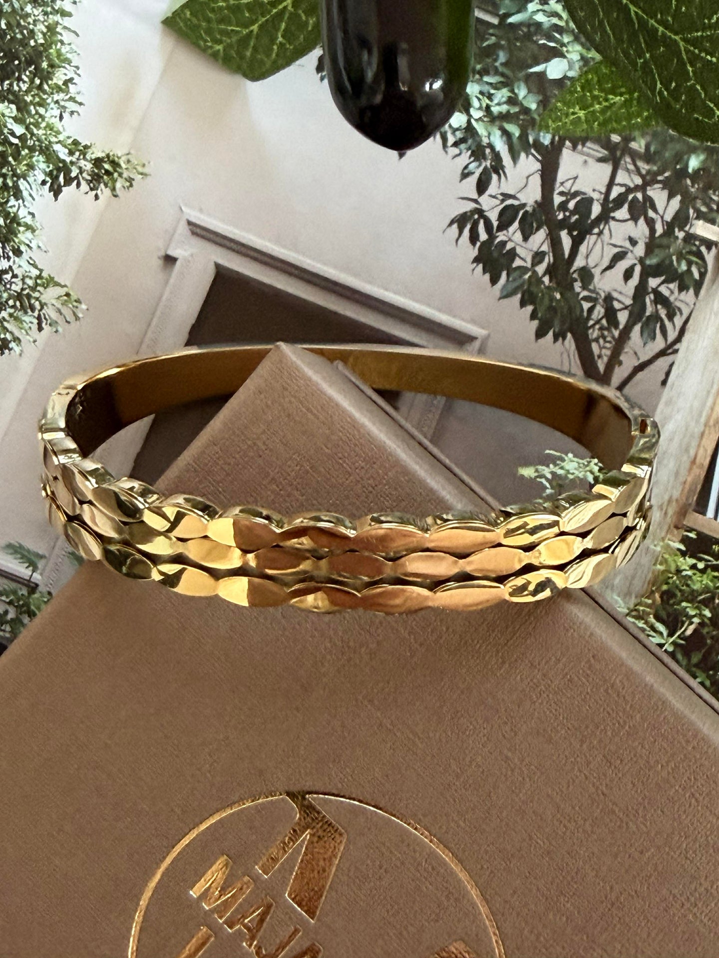 Armring LUCCIA forgylt
