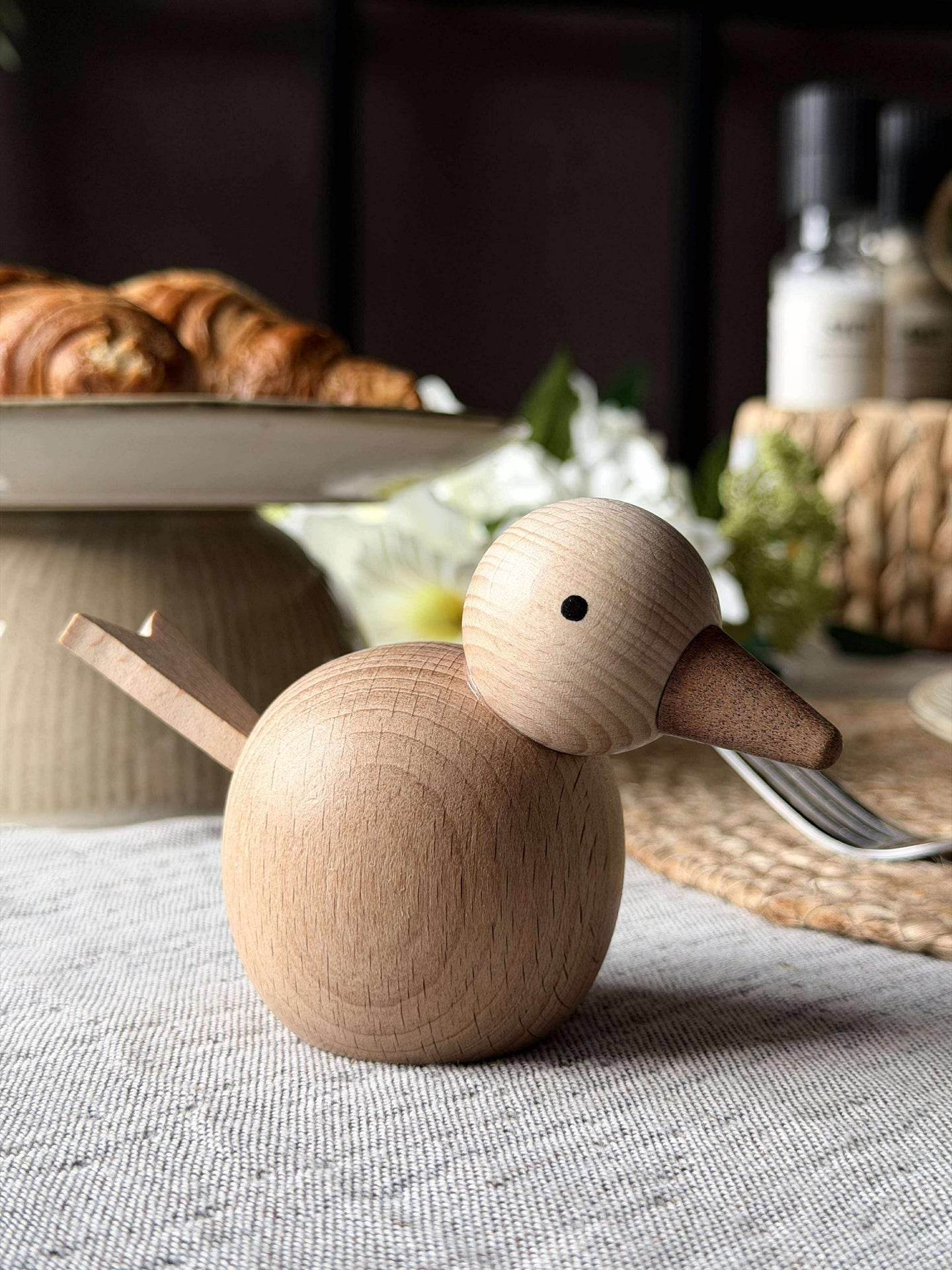 Sittende Fugl - Natur Bøk Stor
