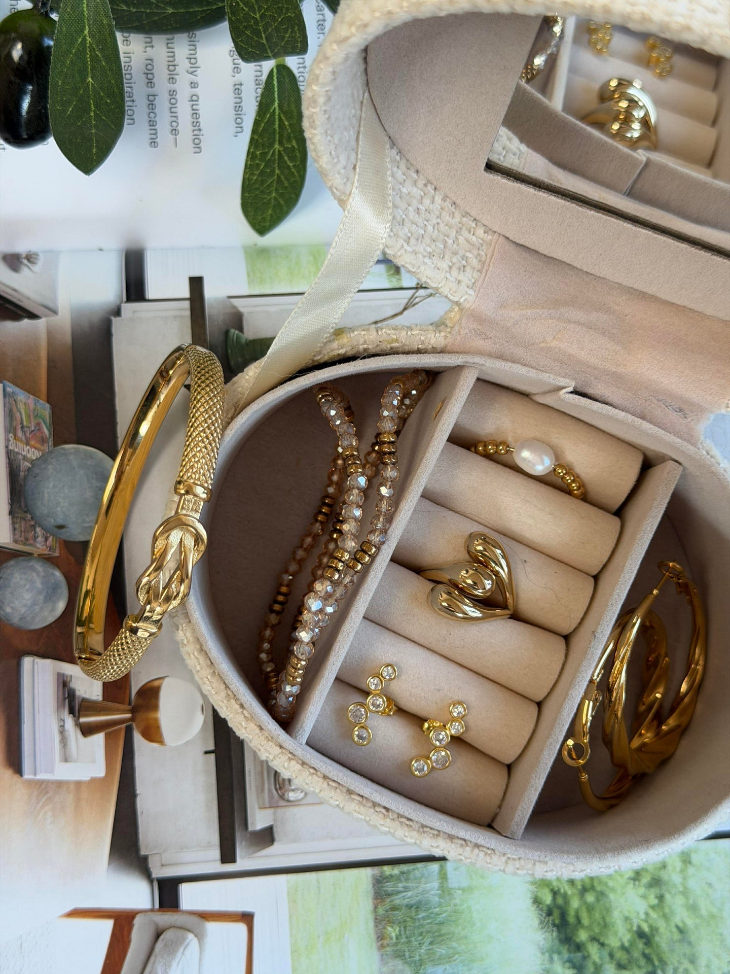 Armring AURELIA forgylt