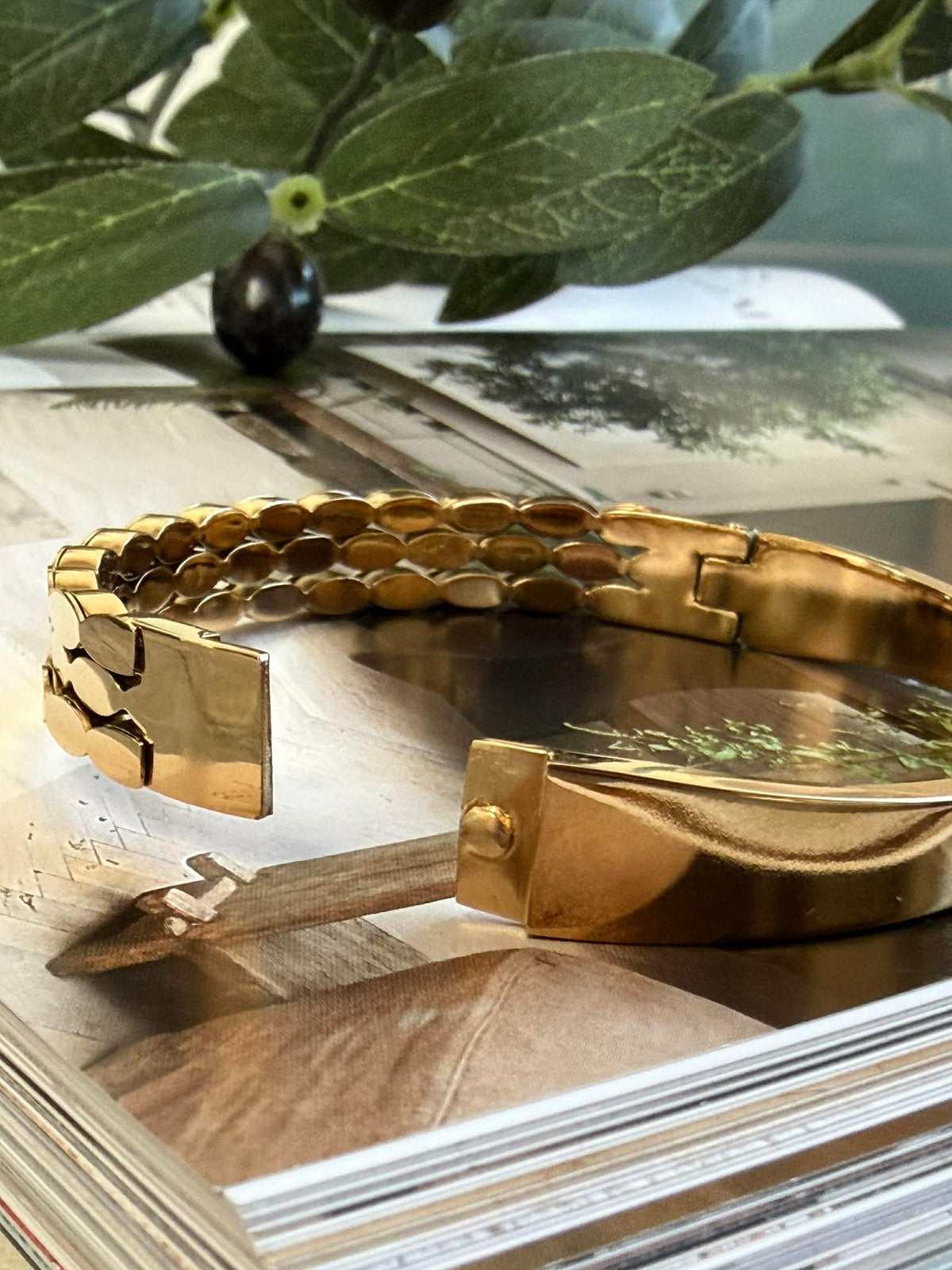 Armring LUCCIA forgylt