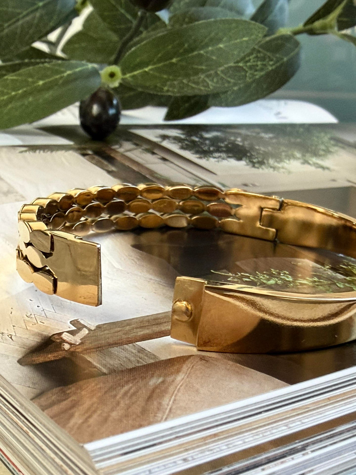 Armring LUCCIA forgylt