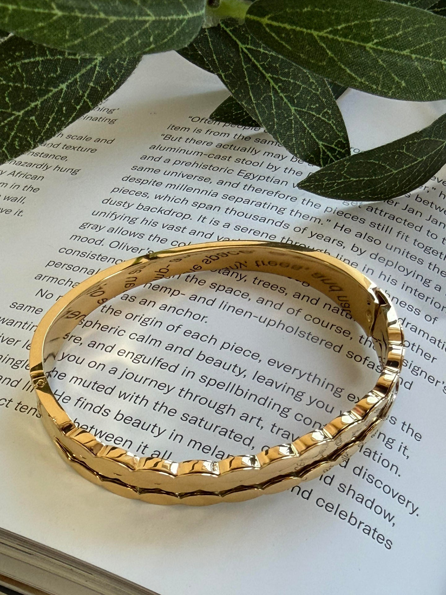 Armring LUCCIA forgylt