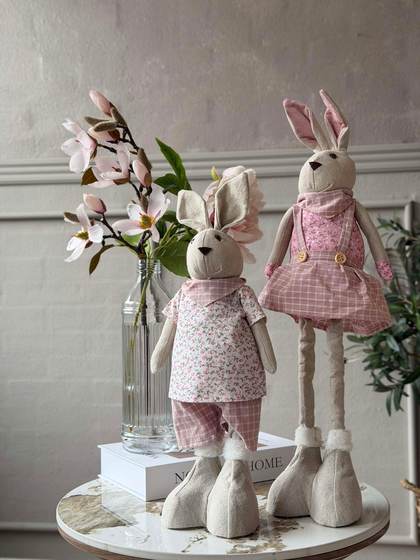 Tøykanin med teleskopbein 58 cm - MIX