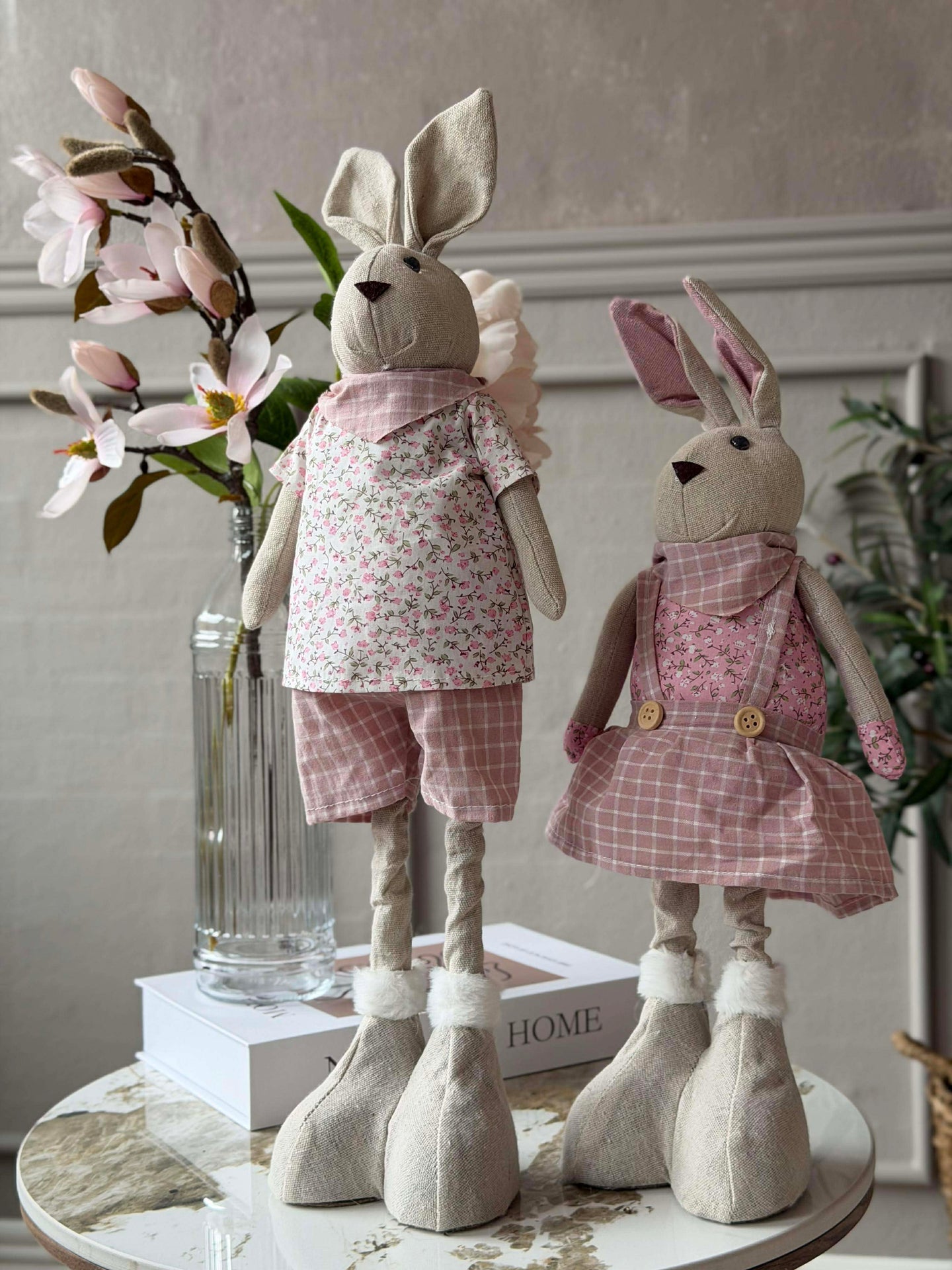 Tøykanin med teleskopbein 58 cm - MIX