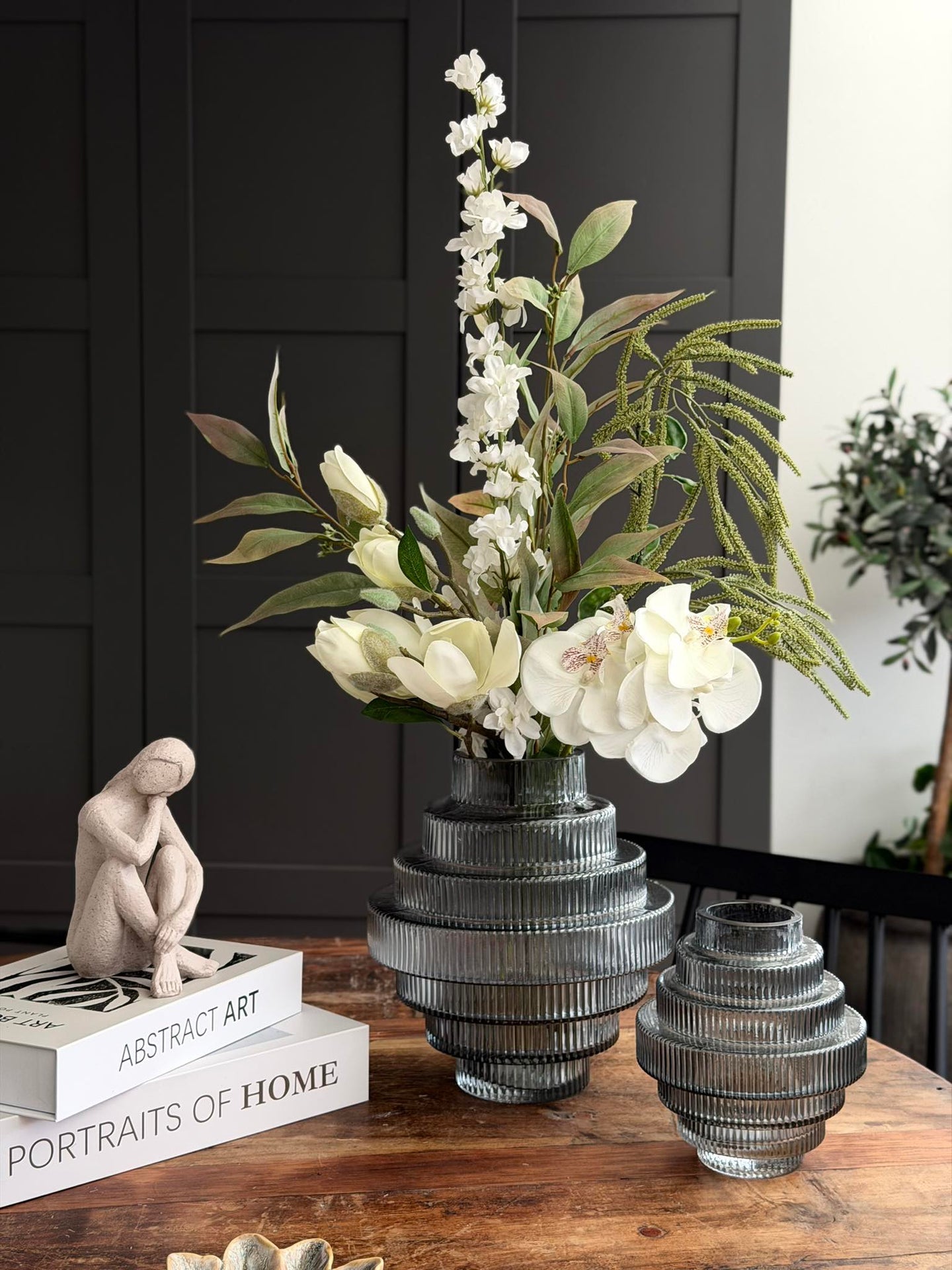 Vase Tornado Grå - Flere størrelser