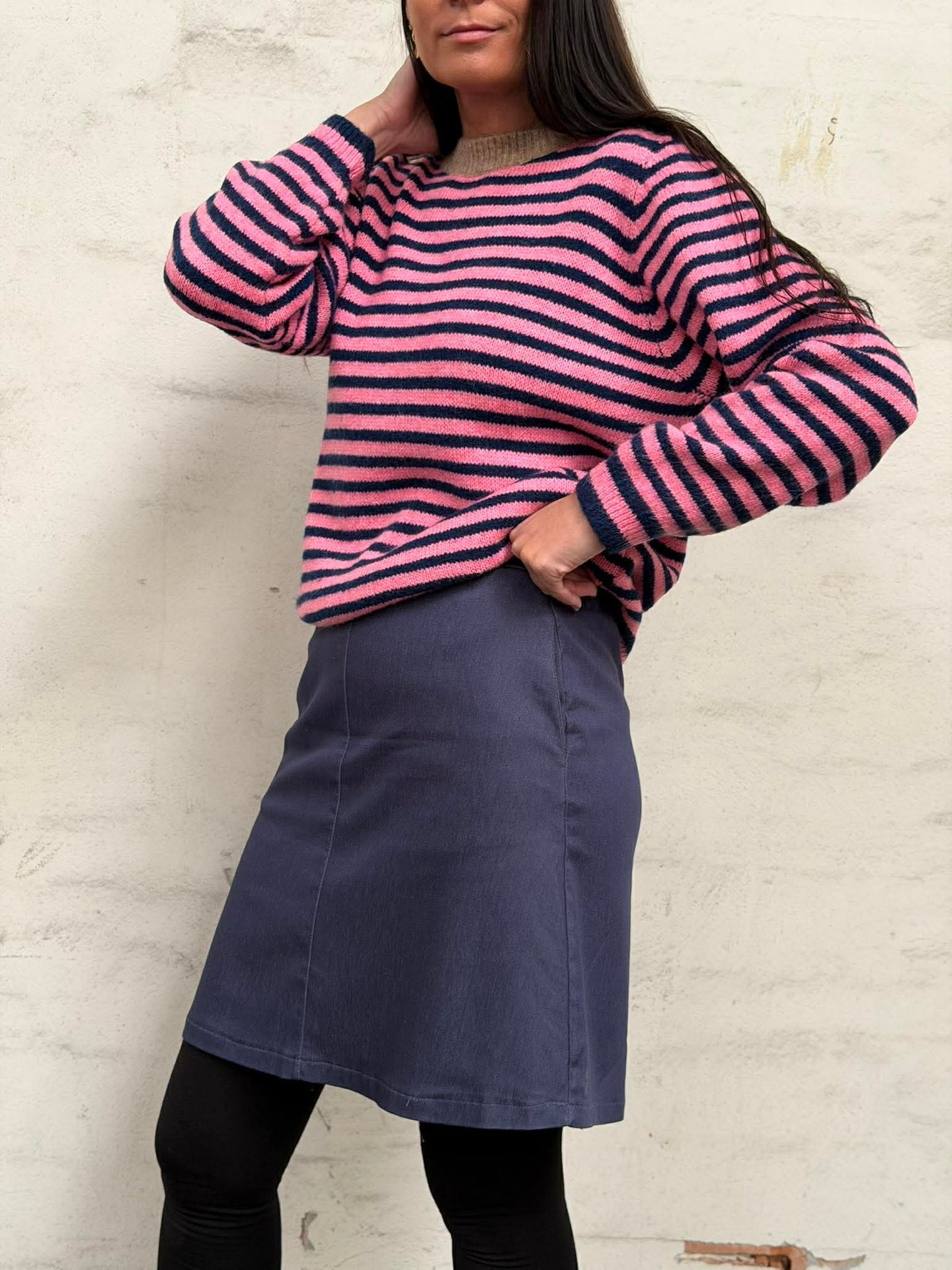 Skjørt Sidsel - Dark denim