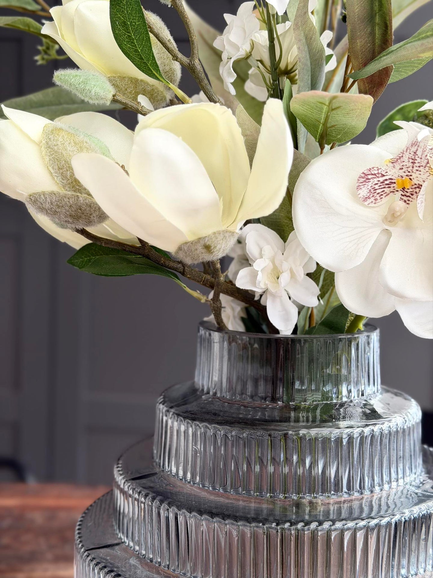 Vase Tornado Grå - Flere størrelser