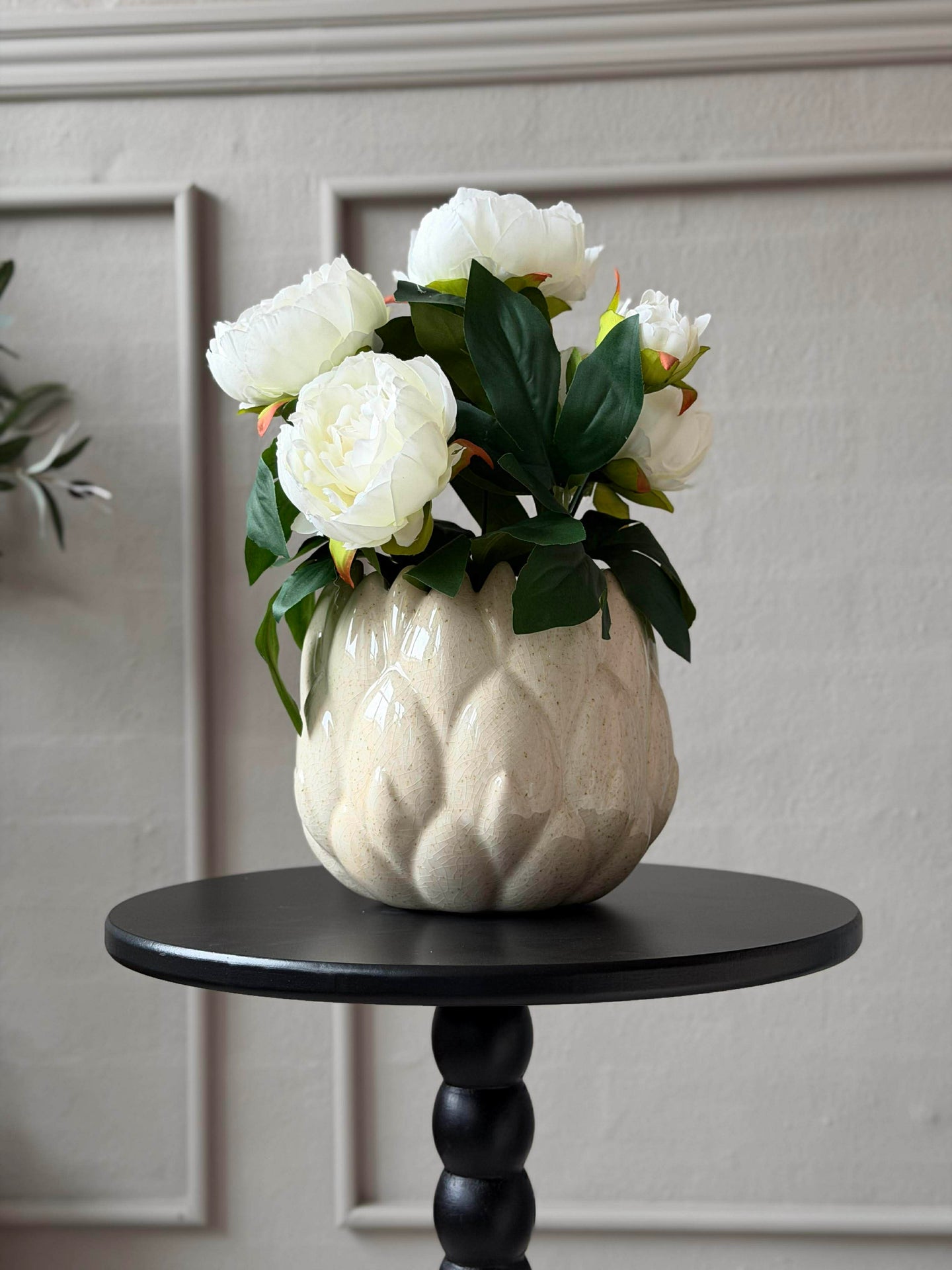 Sidebord - Svart 35xH50 cm