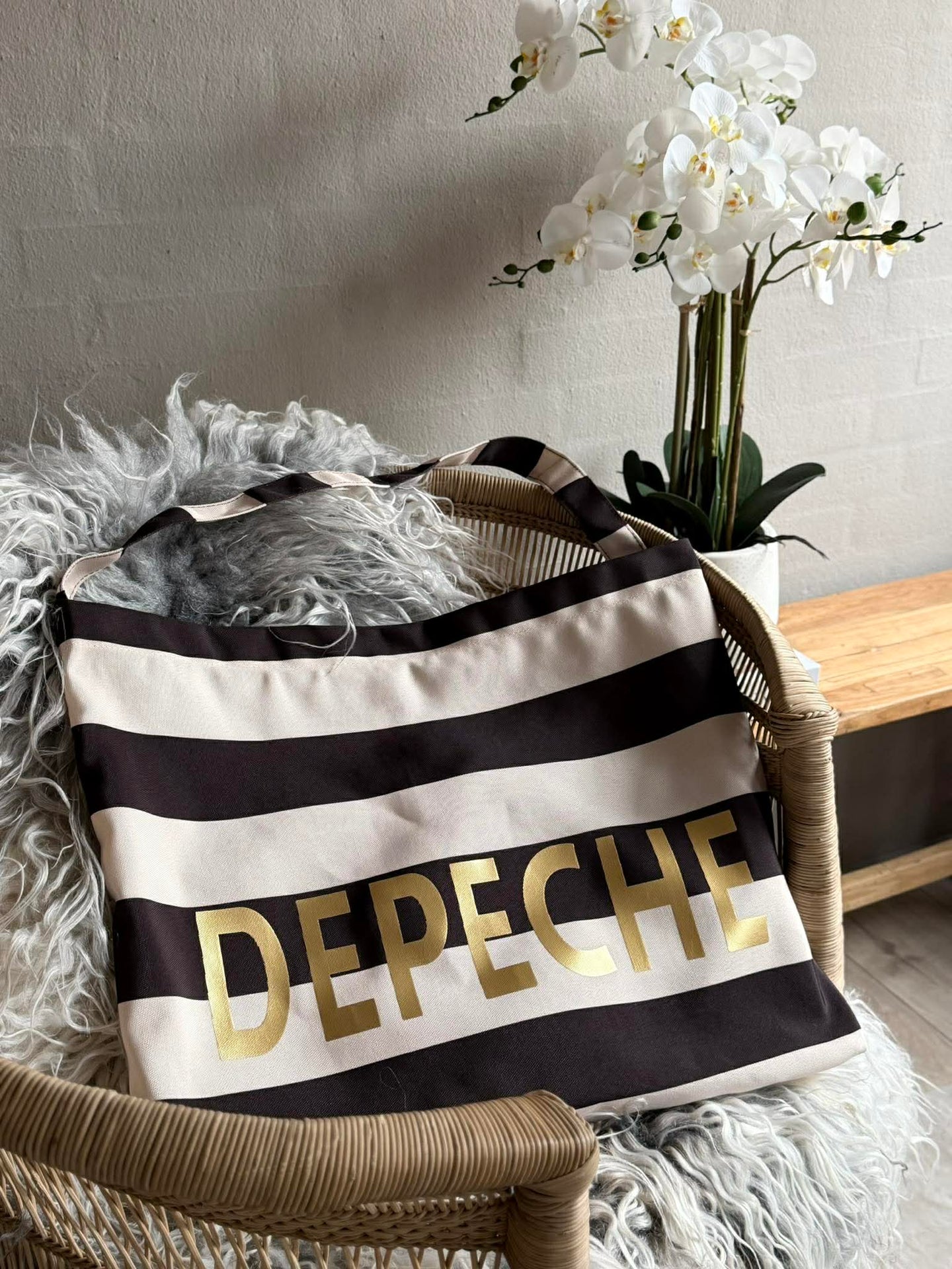 Shopper Depeche - Stripet