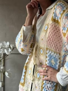 Cardigan Boho - Rosa