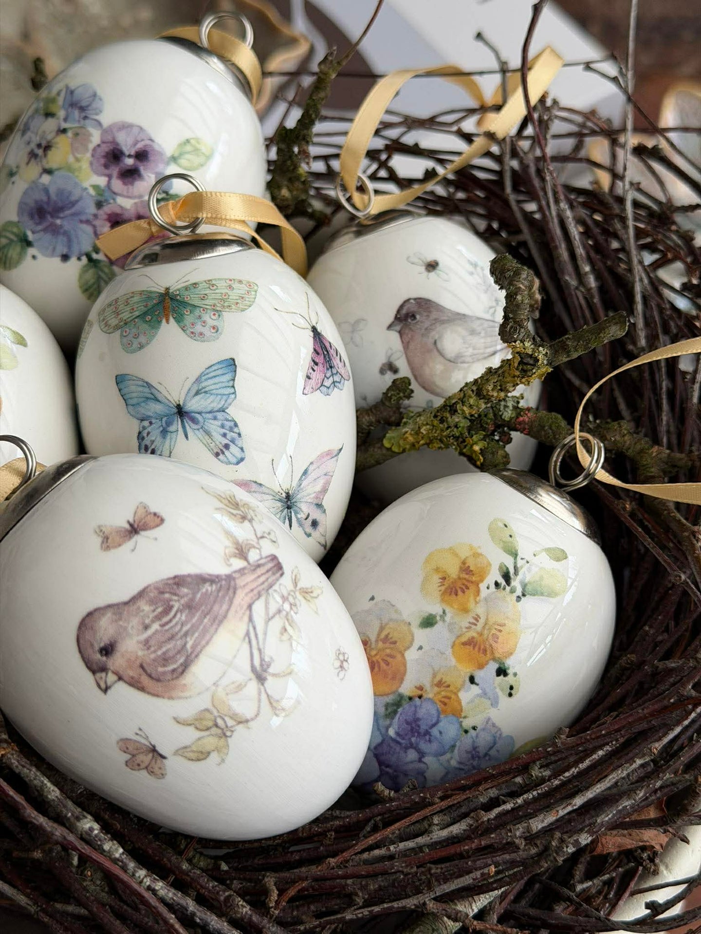 Påskeegg porselen - MIX