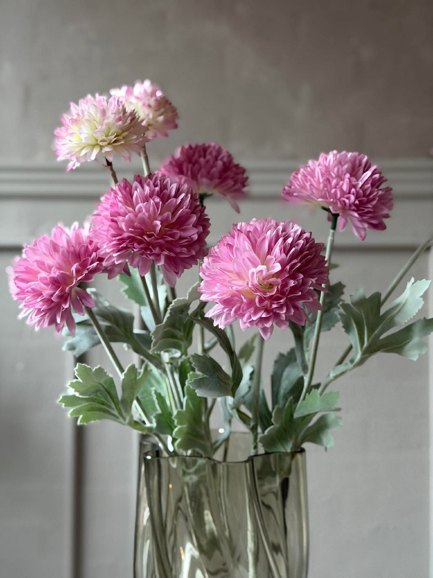 Prydløk stilk 60 cm - Rosa