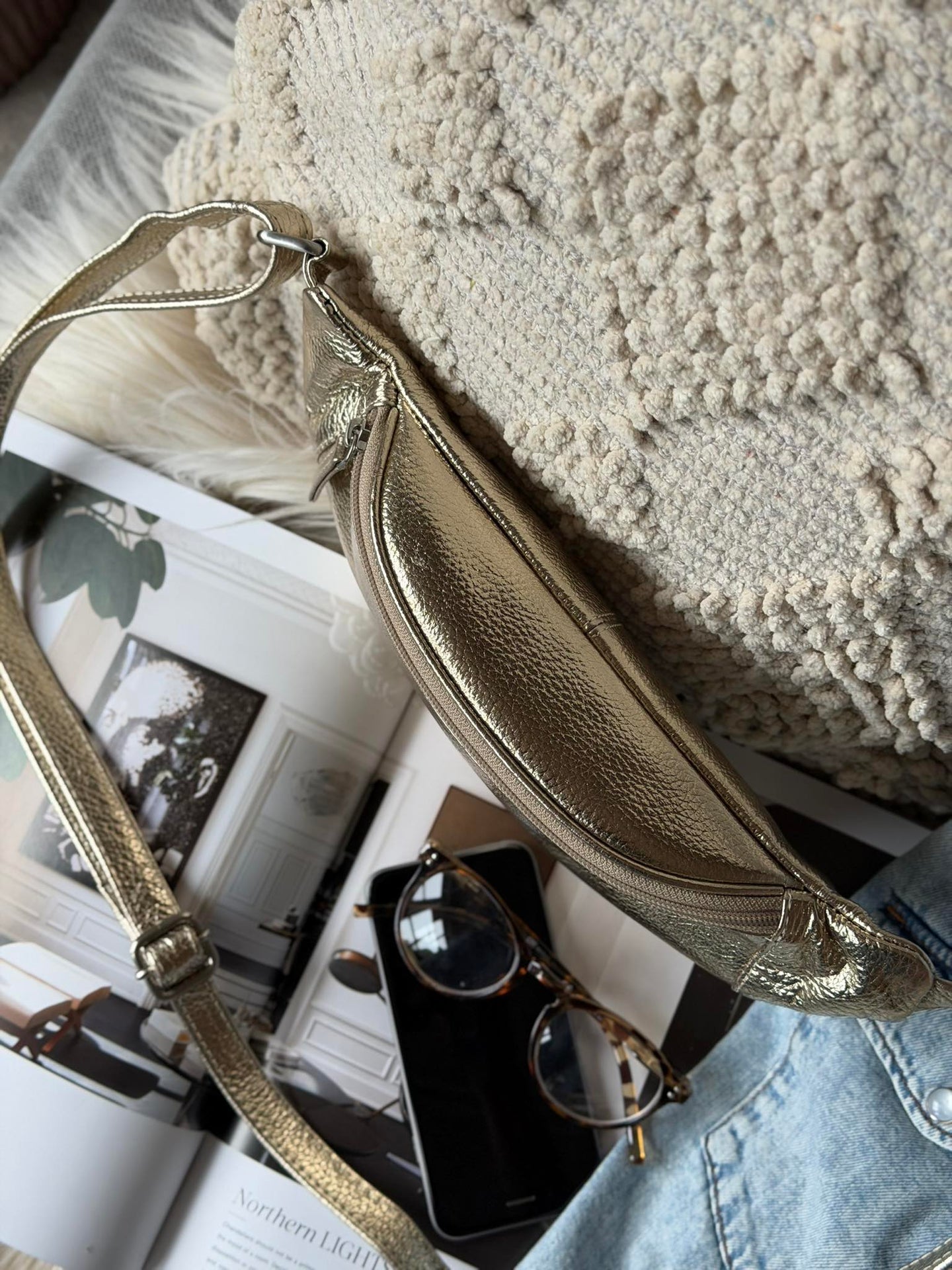 Bumbag Misse - Gull / Sølv