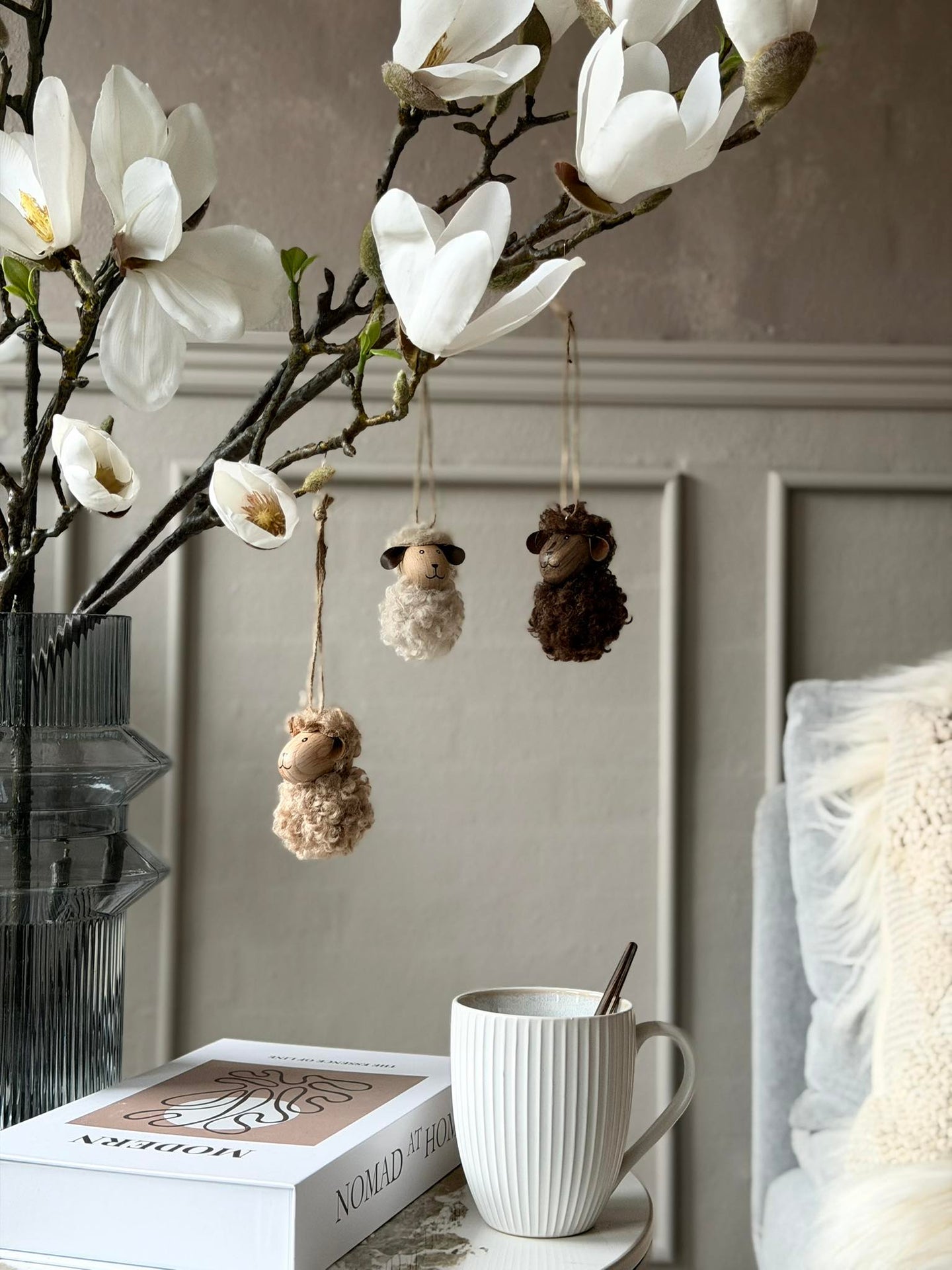Hengende Fluffy Får - Flere farger