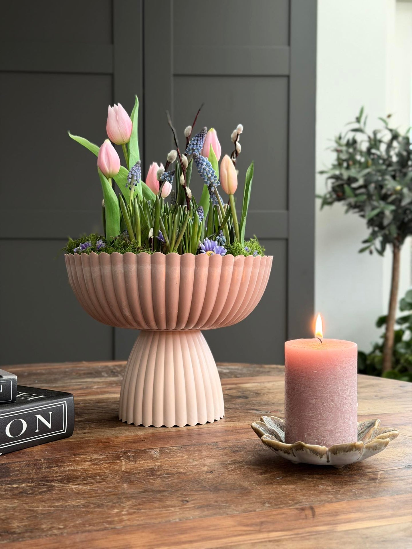 DIY-oppsats i betong-look - Rosa