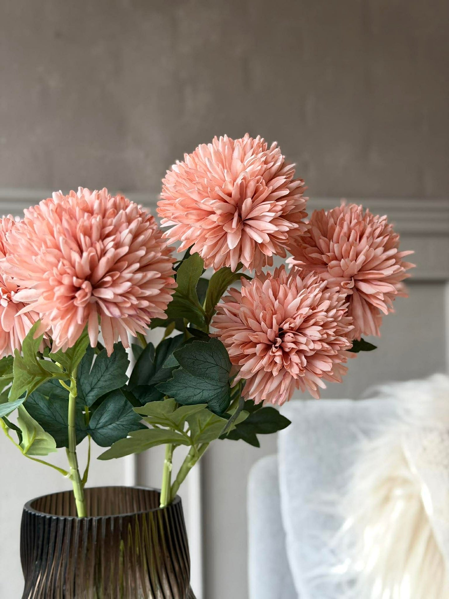 Blomst stilk 53 cm - Rosa