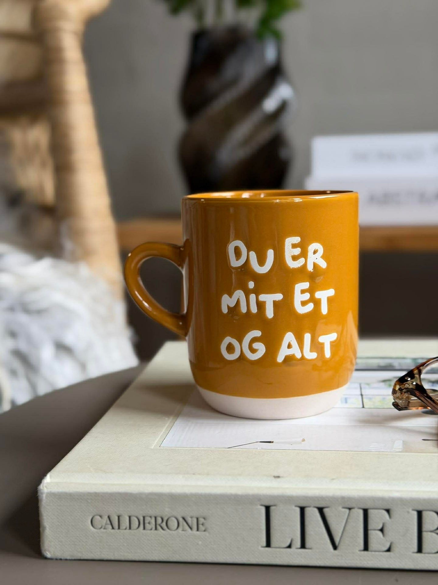 Krus DU ER MITT ET OG ALT - Gul