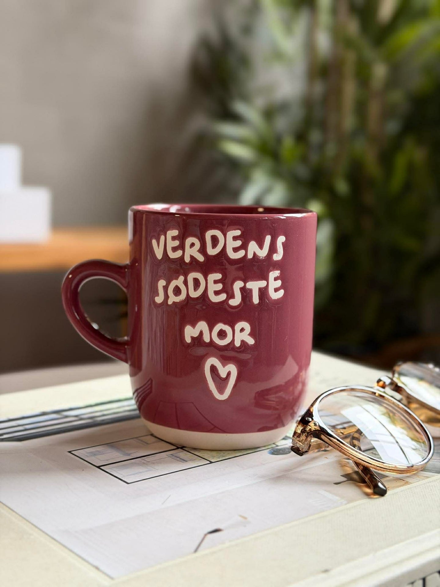 Krus VERDENS SØTESTE MOR - Rød