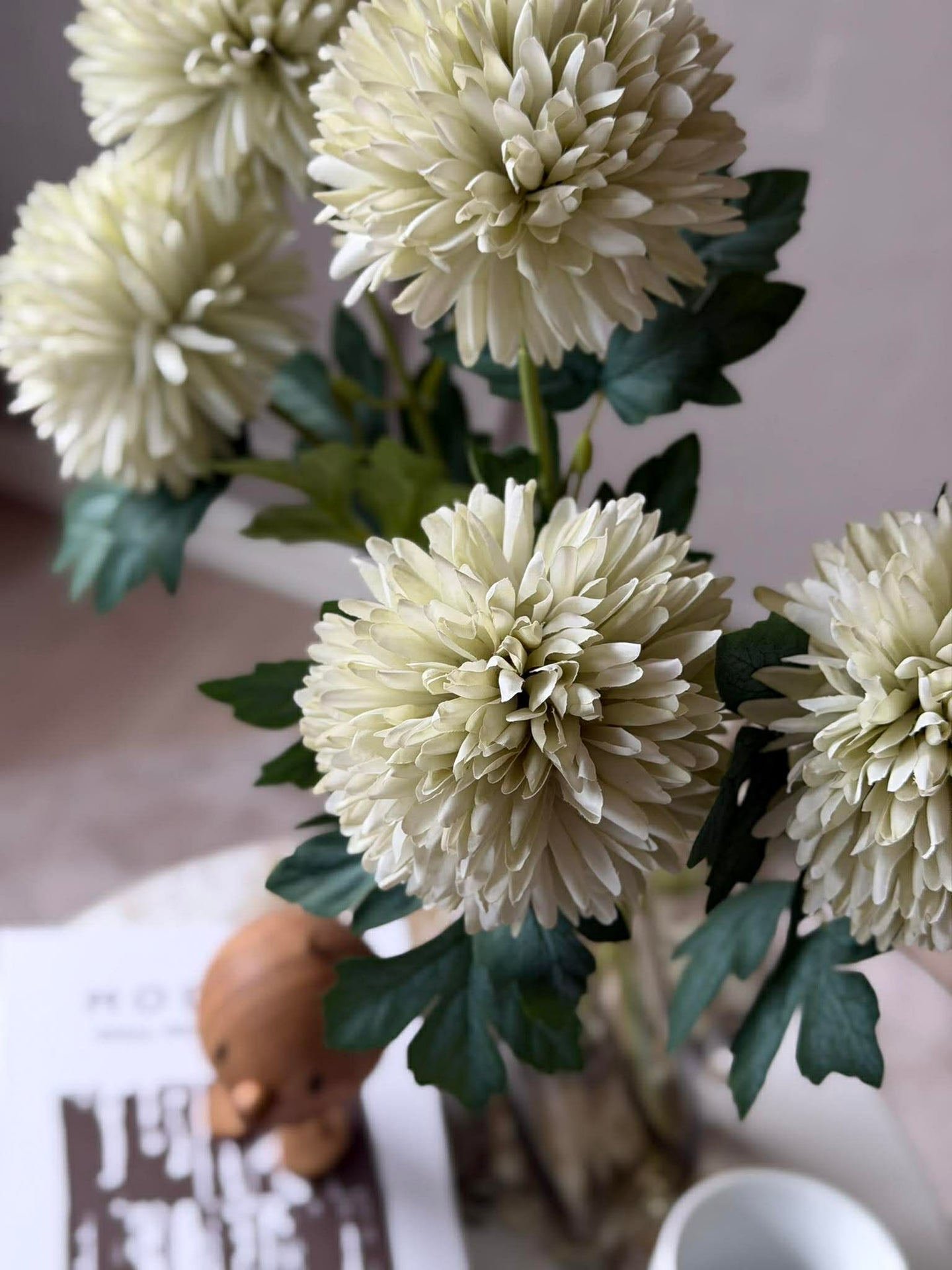 Blomsterstilk 53 cm - Hvit