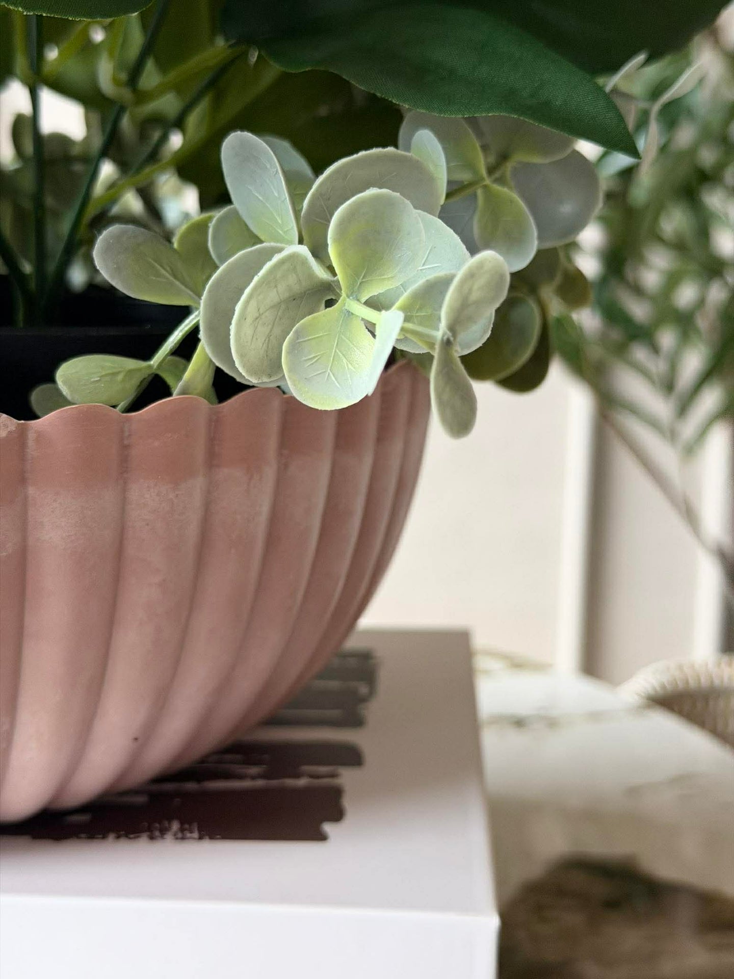 Skål i betonglook - Rosa