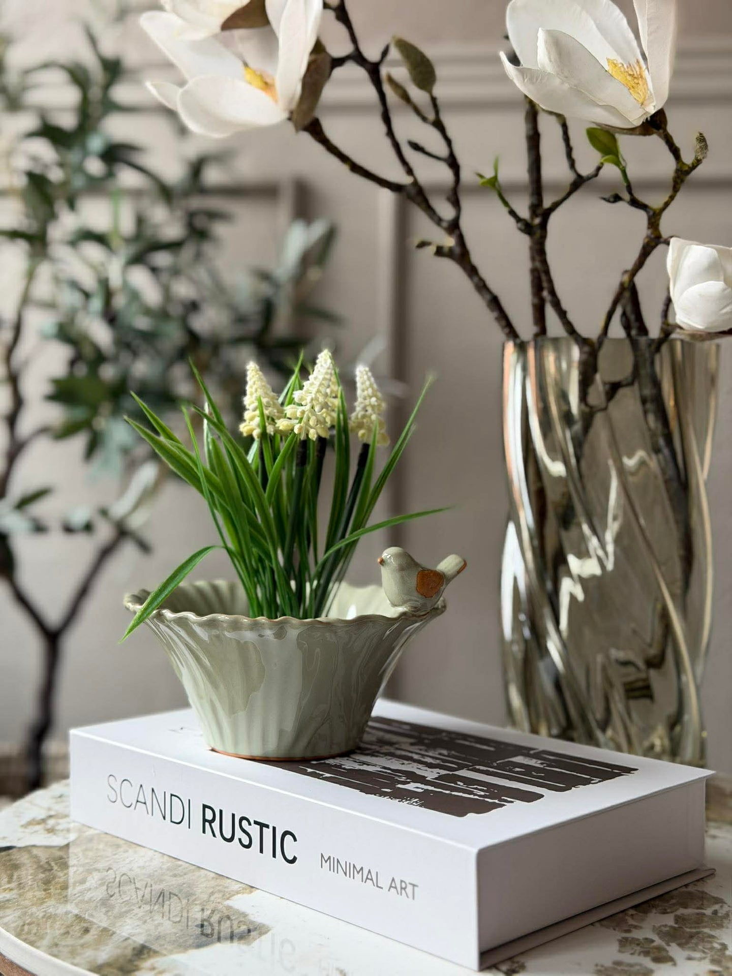 Skjuler med fugl - Grønn