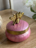 Krukke med lokk – Pink med Bi