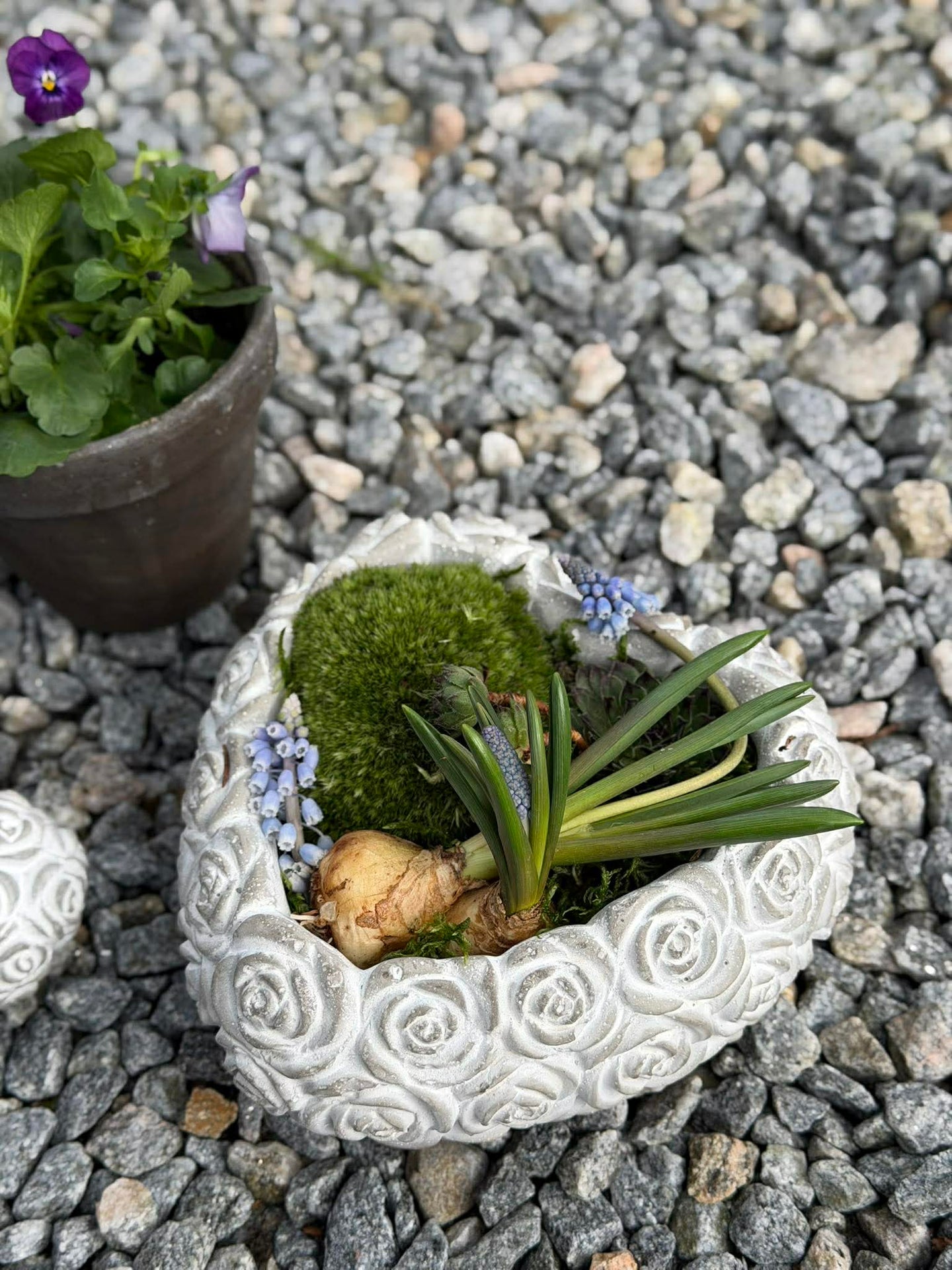 Hjerte med roser - Flere størrelser