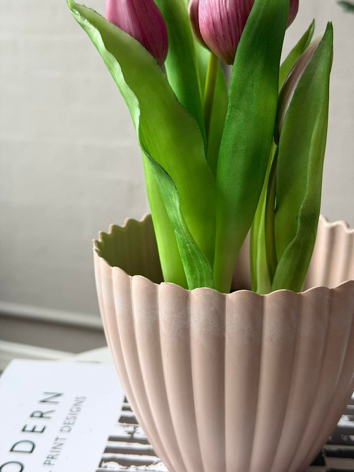 Potte i betong-look - Lille Rosa