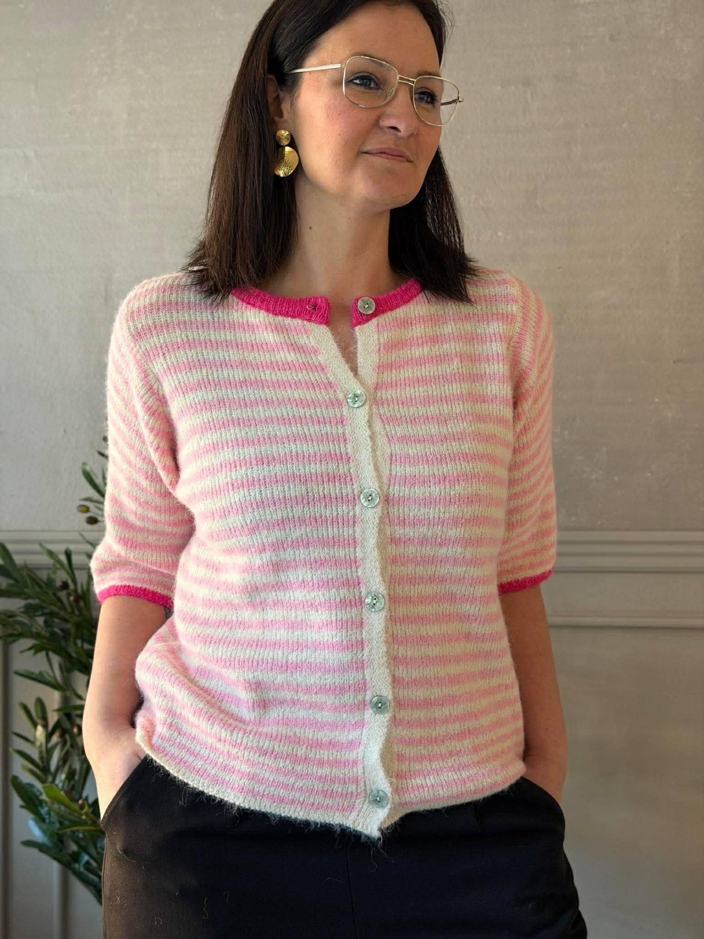 Strikk Susanne rosa